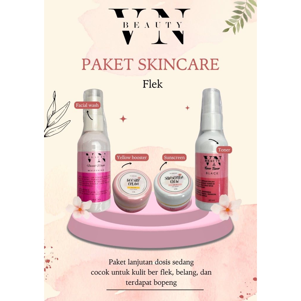VN BEAUTY SKINCARE PAKET FLEK