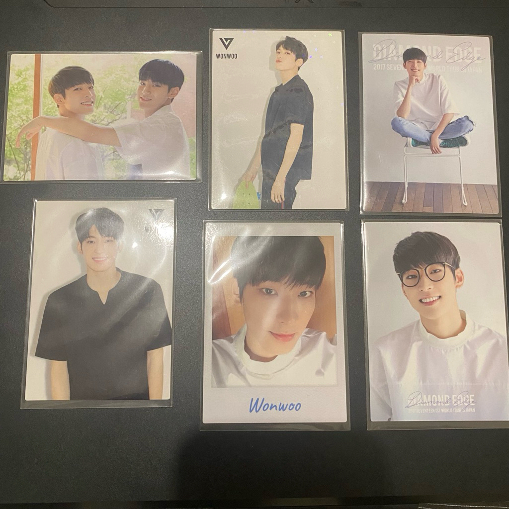 Set Trading Card (TC) Seventeen Wonwoo Diamond Edge Saitama