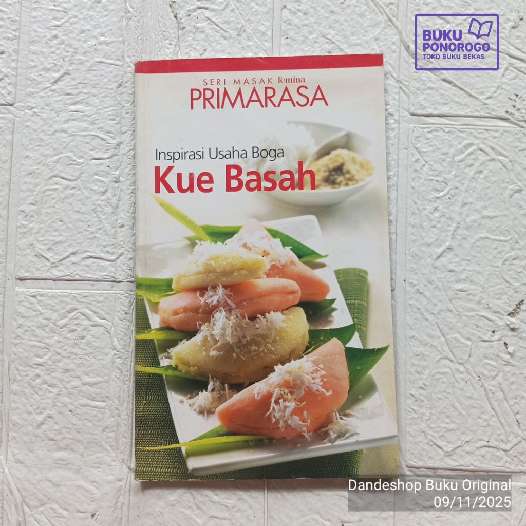 (BEKAS) Inspirasi Usaha Boga Kue Basah - seri masak Femina Primarasa  - BUKU RESEP MASAKAN ORIGINAL
