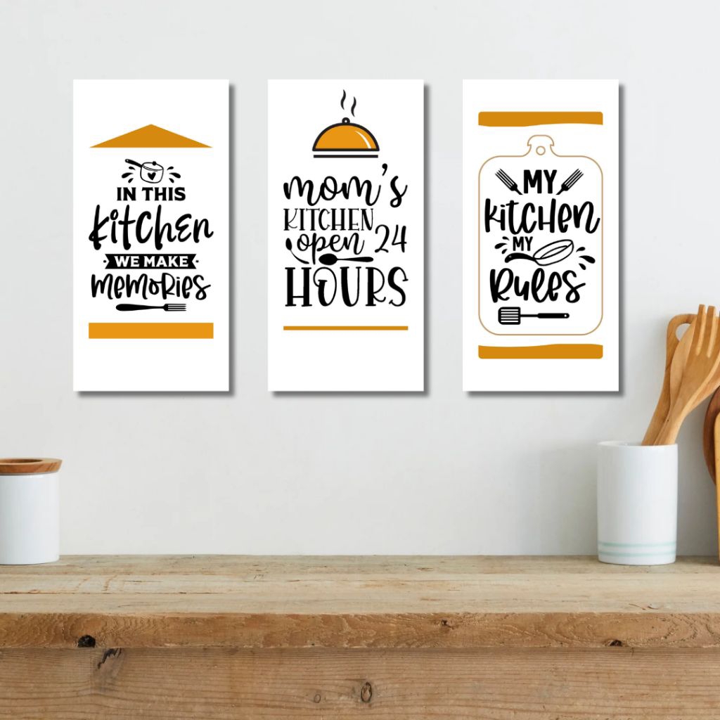 Hiasan Dinding Dapur Ruang Makan & Cafe