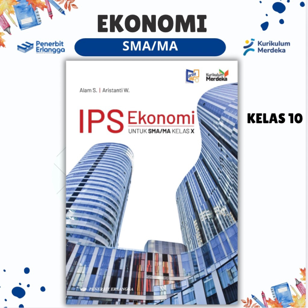 BUKU EKONOMI KELAS 10 SMA/MA - PENERBIT ERLANGGA