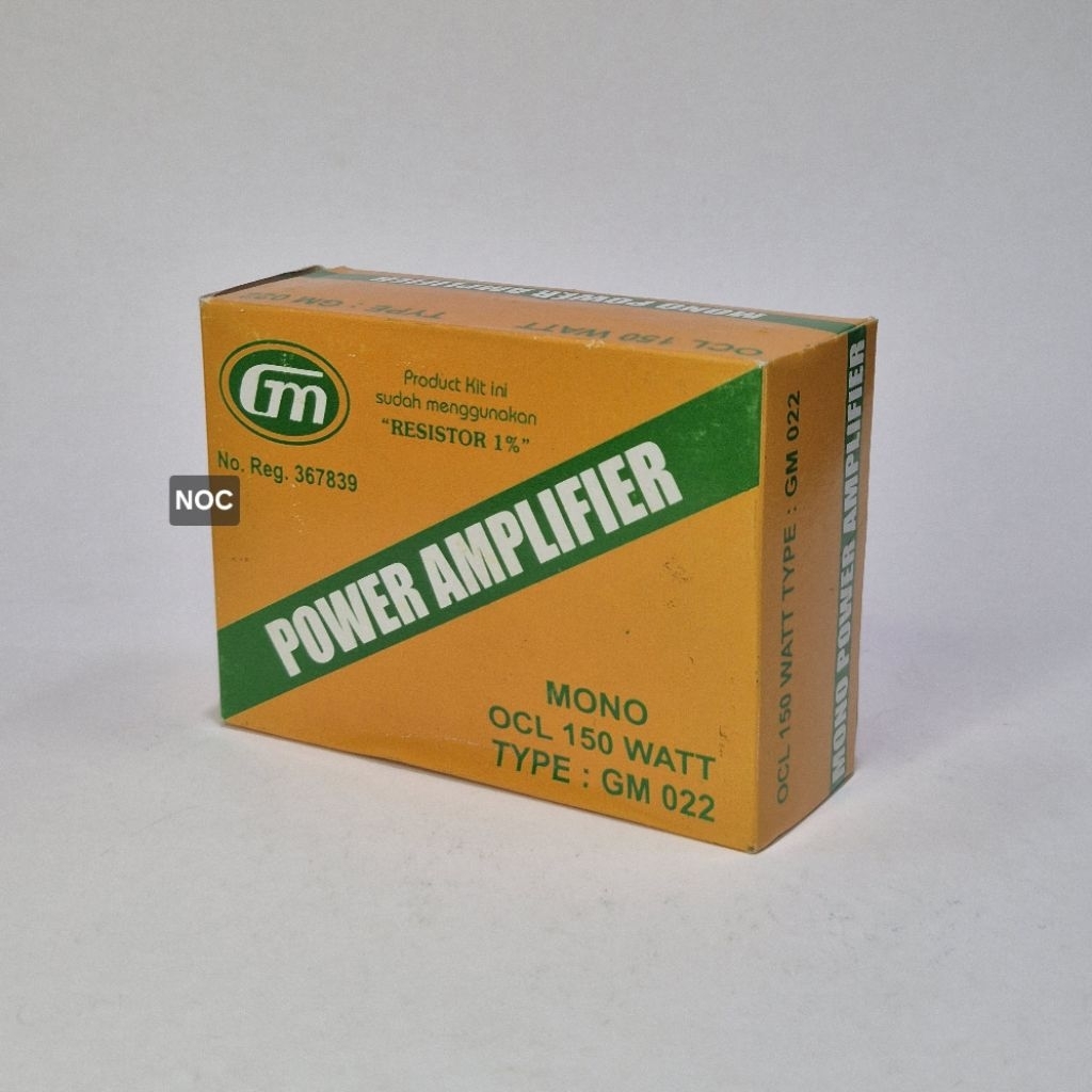 Kit Power Amplifier Mono OCL 150 Watt GM 022