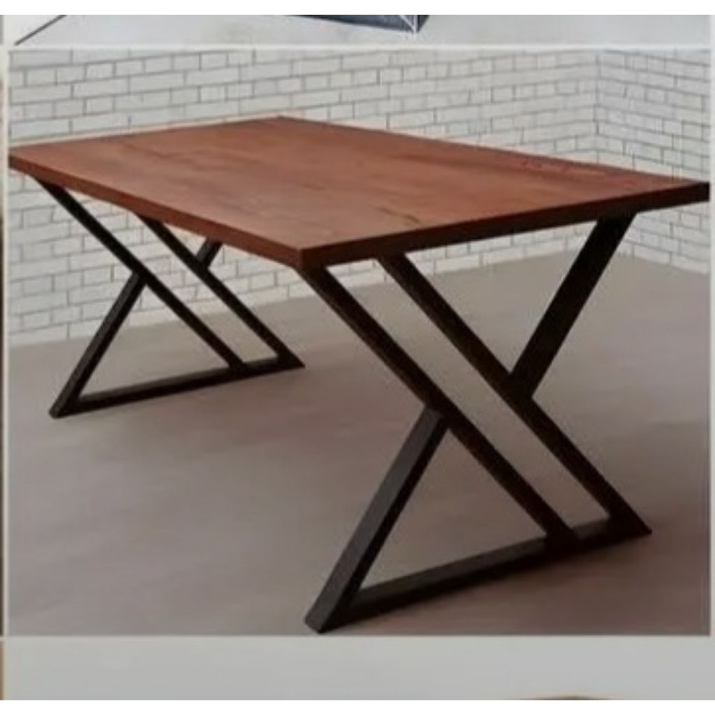 satu set kaki meja besi hollow 2x4/kaki meja besi minimallis