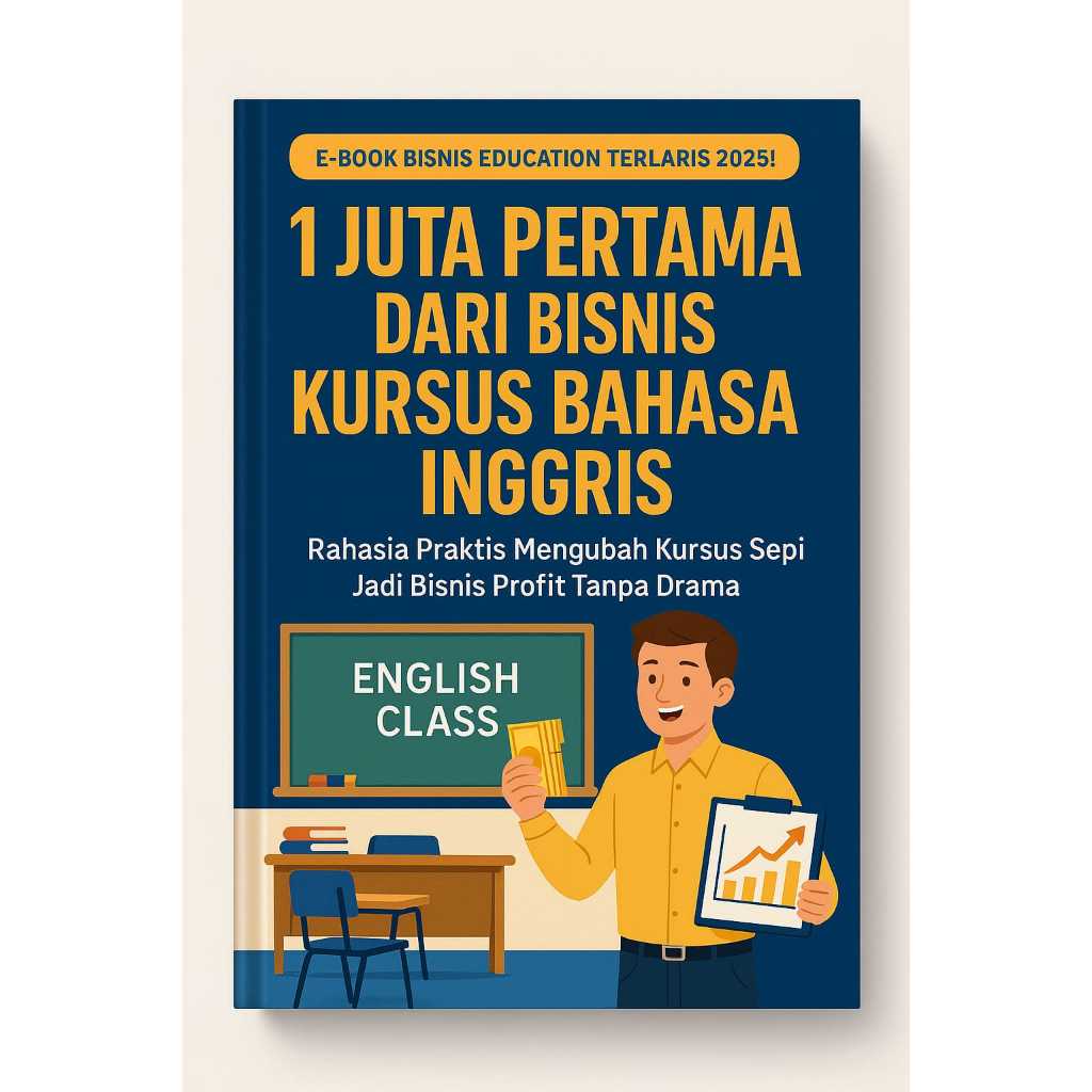 1 Juta Pertama Dari Bisnis Kursus Bahasa Inggris – Panduan Rahasia Bikin Kursus Sepi Jadi Laris