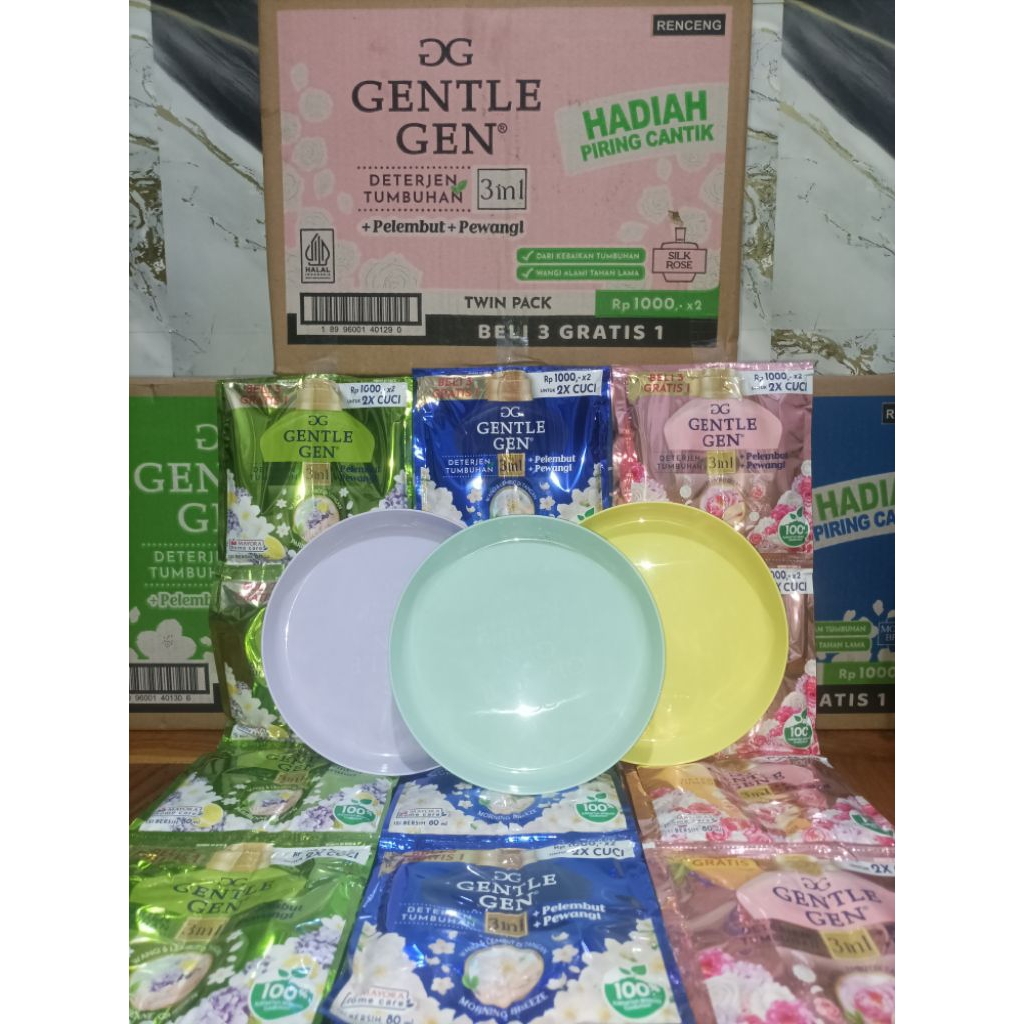 GENTLE GEN DETERJEN CAIR RENCENG FREE PIRING