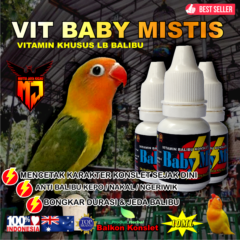 Vitamin Baby Mistis Lovebird | Vit Lovebird Balibu | Vitamin LB Balibu