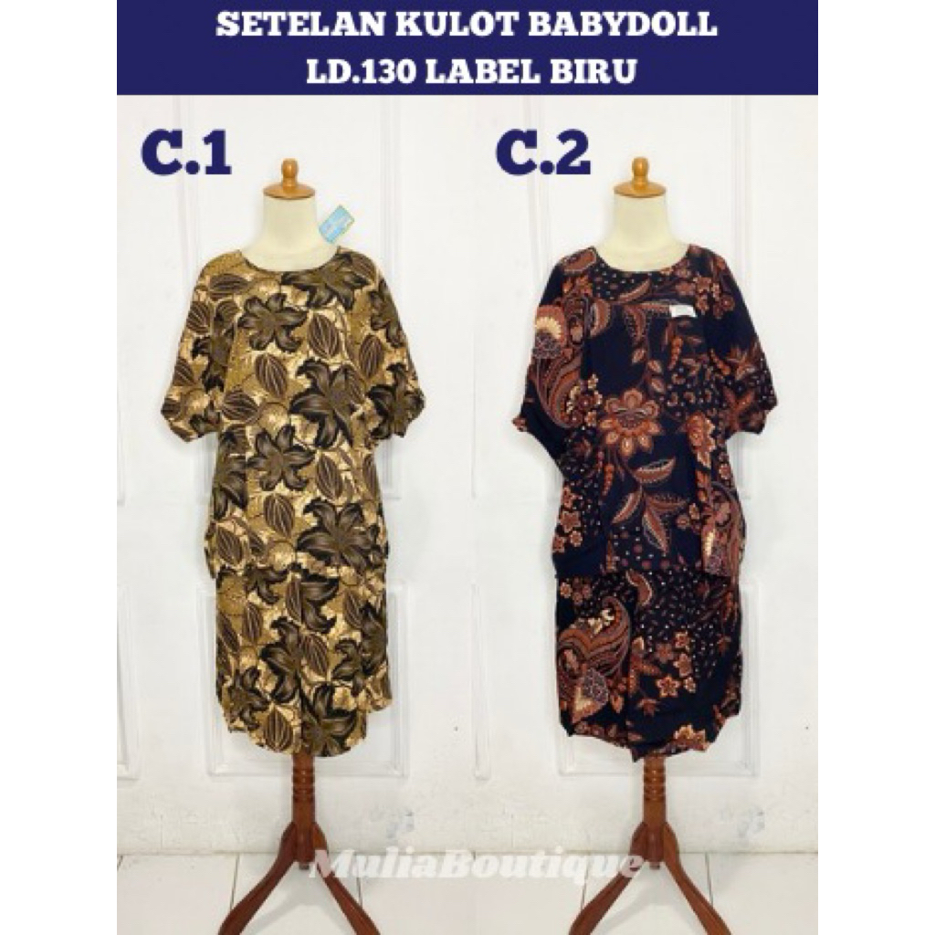 setelan kencana ungu jumbo label biru ld 130