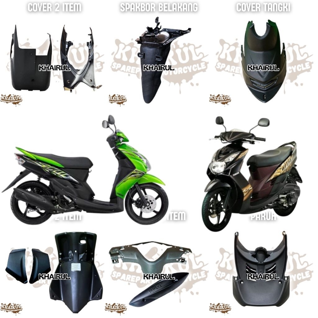 Body Kasar Mio Soul Karbu / Eceran Satuan Bodi Kasar Yamaha Mio Soul