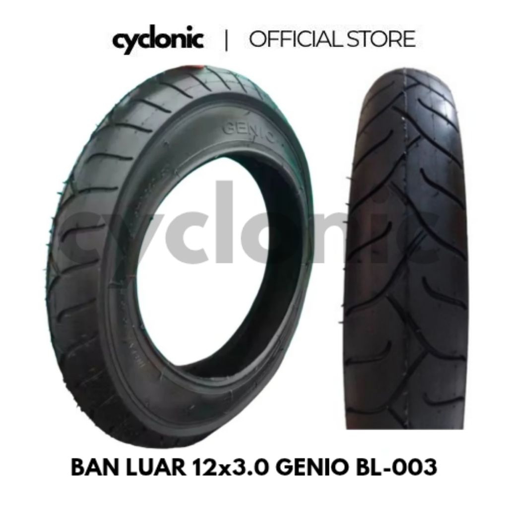 Ban Luar Sepeda BMX 12x3.0 Genio Ban Besar