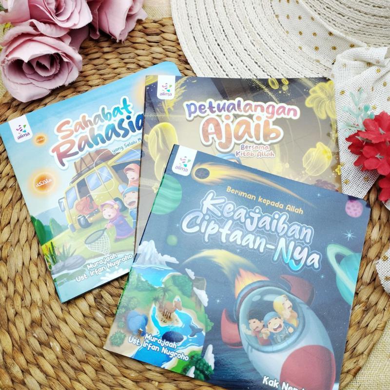 Buku Anak Tema Petualangan Tauhid Penanaman Tauhid Untuk Buah Hati Set 3 Jilid