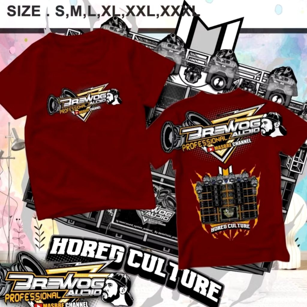 KAOS ANAK BREWOG AUDIO HOREG CULTURE