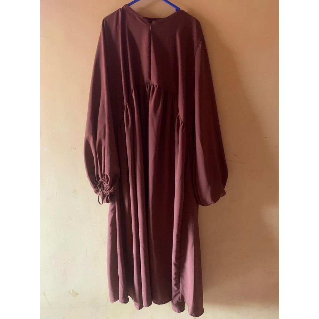 preloved gamis Tsurayya bonus French Khimar jetblack