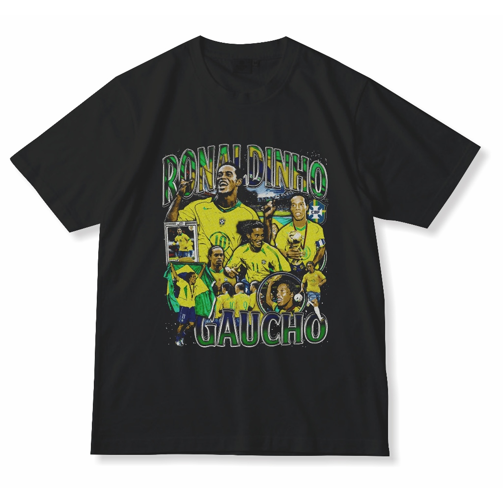 KAOS BOOTLEG - RONALDINHO BRAZIL - PREMIUM