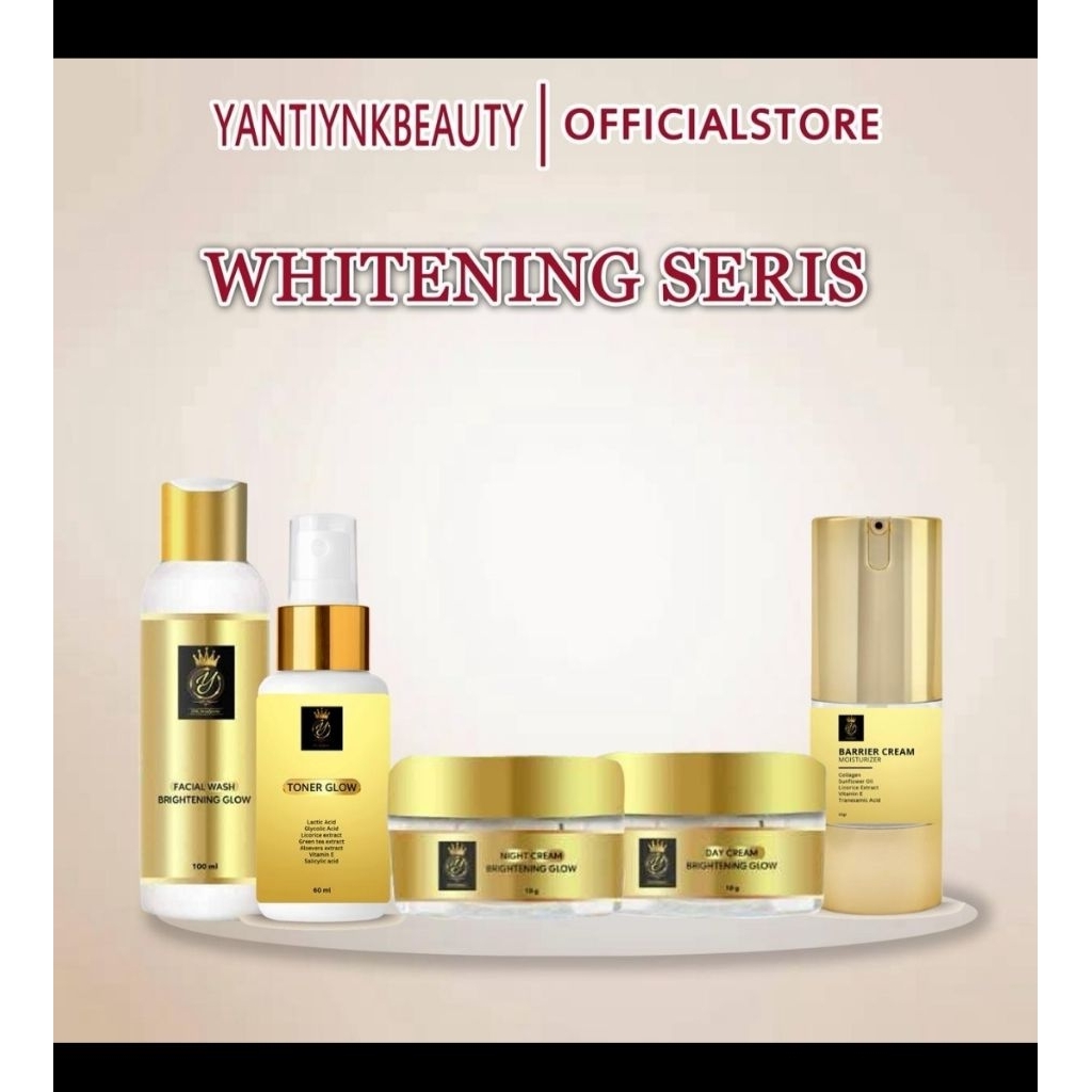 YNK BEAUTY PAKET PEMUTIH GLOWING   UNTUK WAJAH KEBAL DAN FLEK MELASMA