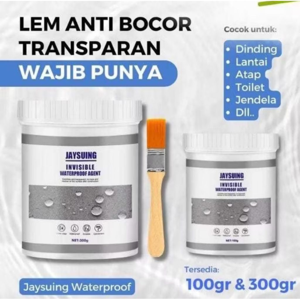 Lem Anti Bocor Transparan Jaysuing / Jaysuing Invisible Waterproof 300gr