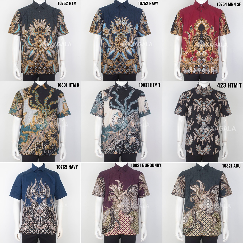 KEMEJA BATIK ALISAN SLIMFIT LENGAN PENDEK BATIK PRIA