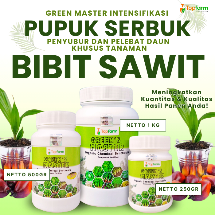 Pupuk Serbuk Bibit Sawit / Pupuk Penyubur Daun Bibit Sawit / Pupuk Daun Bibit Sawit Terbaik / Pupuk 