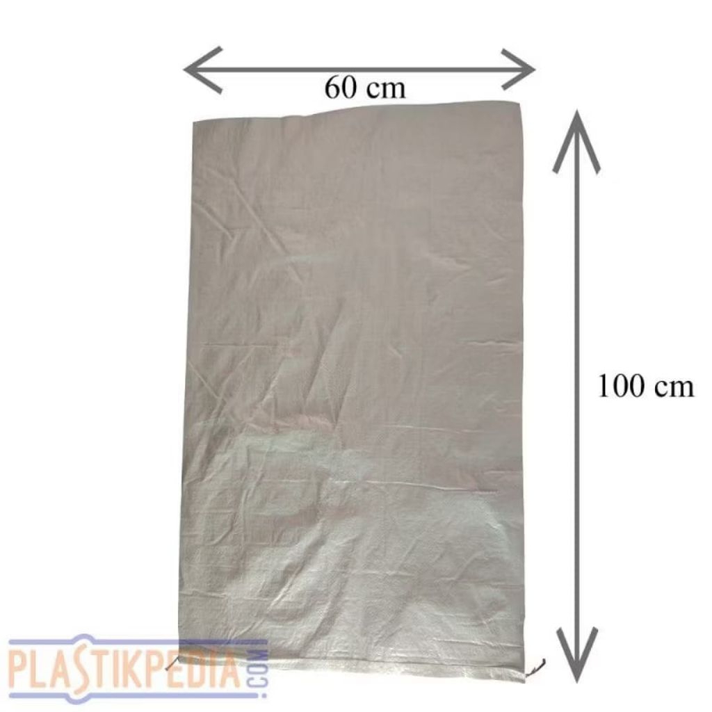 rung Plastik 50KG BARU Uk 60x100cm Goni Plastik 50KG Karung Goni 50KG