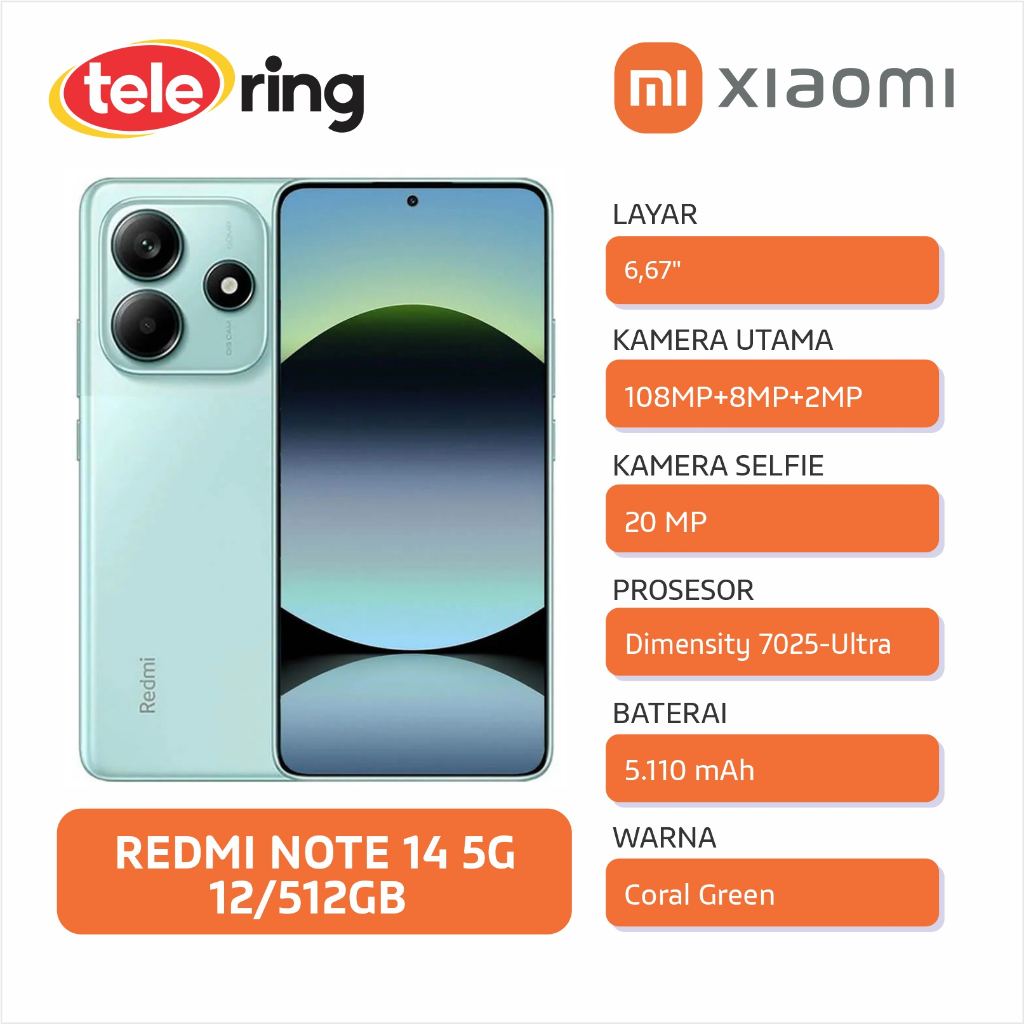 HP XIAOMI REDMI NOTE 14 5G 12/512gb