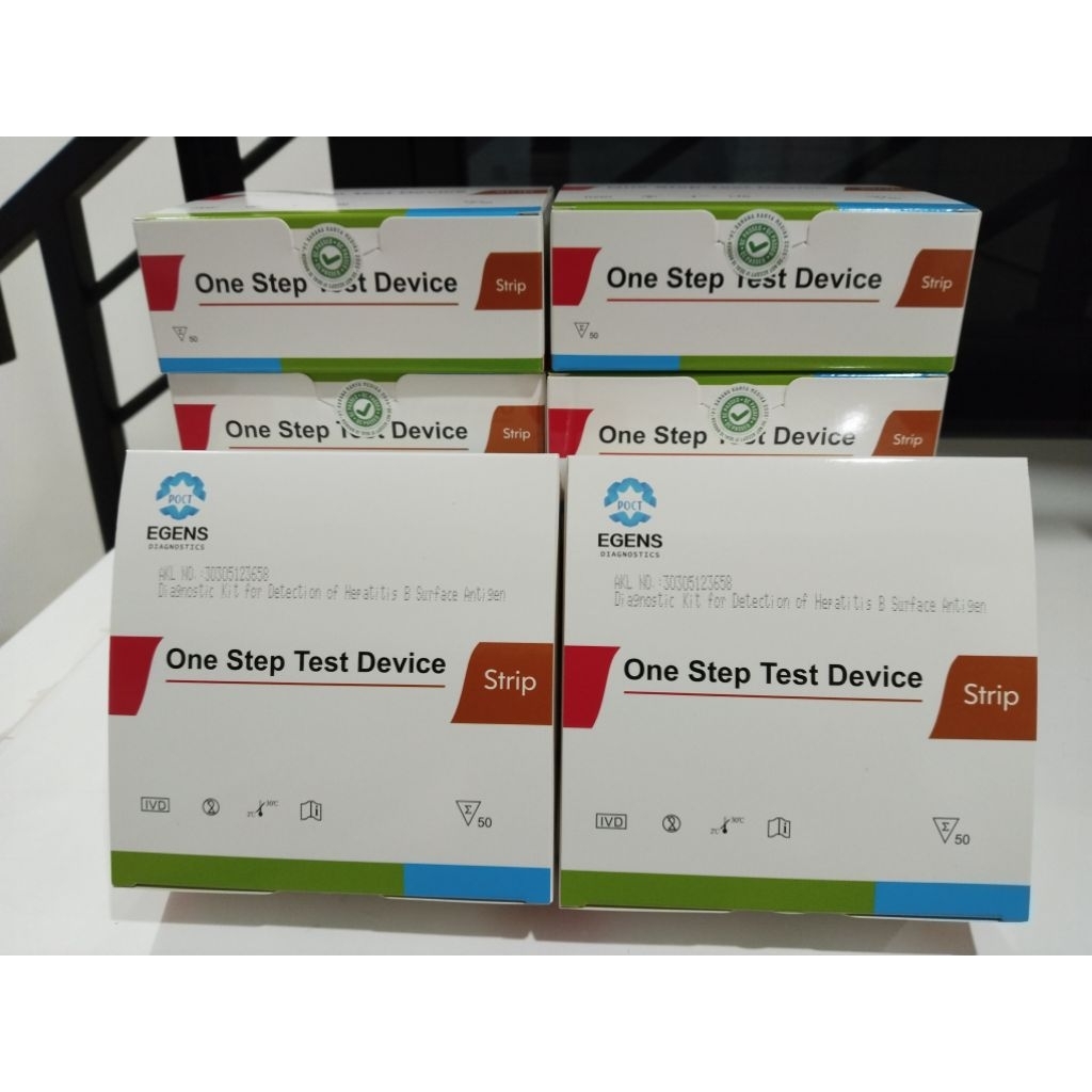 HBsAG strip test merk Egens