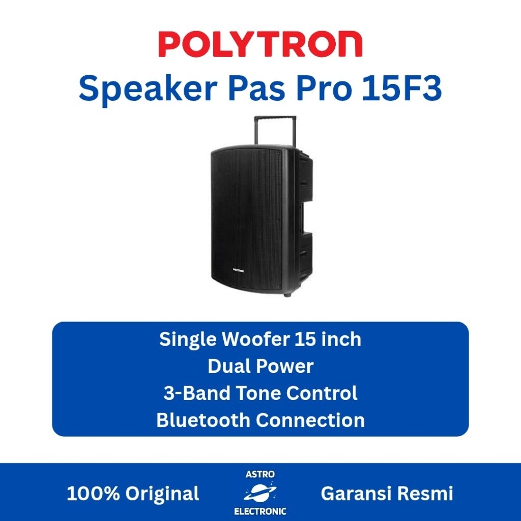 POLYTRON PASPRO 15F3 / PAS PRO 15F3 / PASPRO15F3 PORTABLE SPEAKER