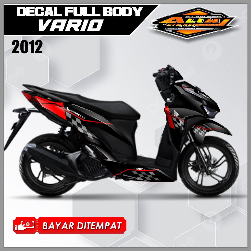 2012 Dekal full body Vario 125/150 New Decal Vario New 125 Full Body