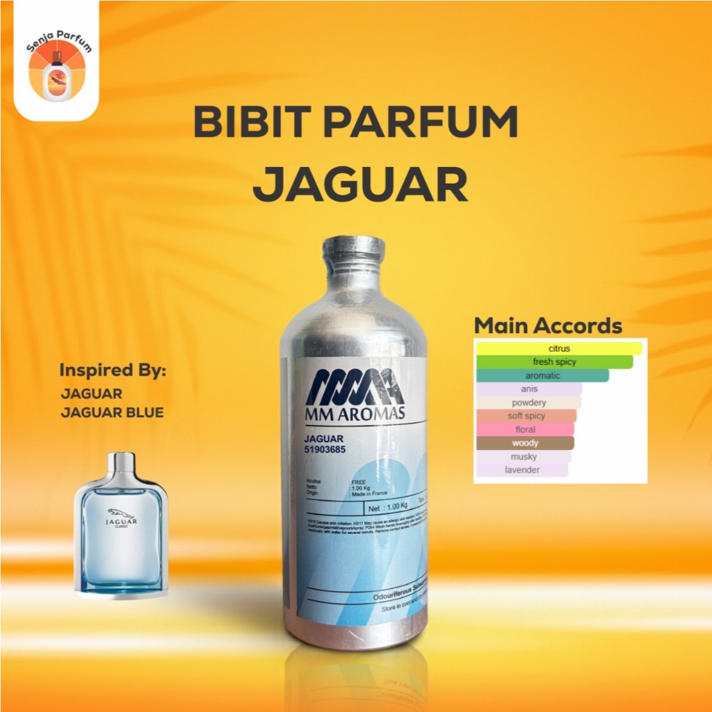 Bibit Parfum JAGUAR Inspired JAGUAR BLUE Kemasan Segel