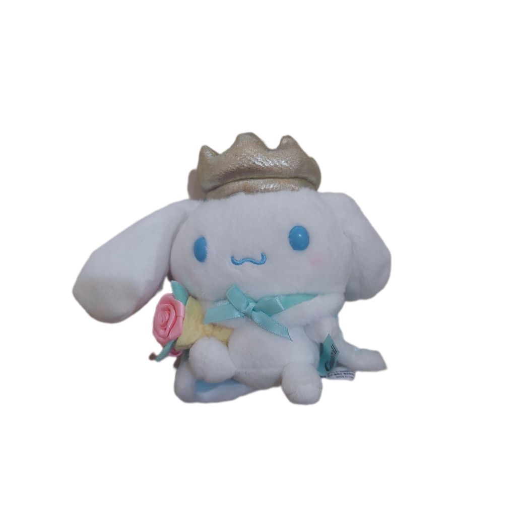 Boneka Ganci Cinnamoroll Flower Bucket Plush Keychain Original Sanrio