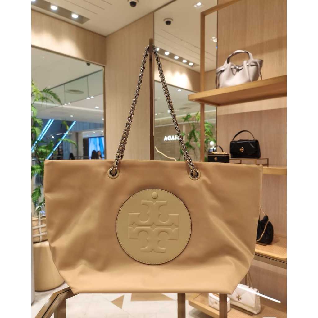 Tory Tote Bags - Tas Tali Rantai - Tas Bahu Logo besar