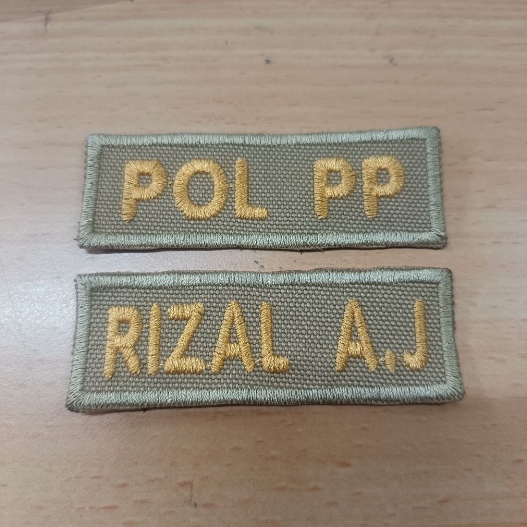 Patch custom Tempelan Topi Tactical dengan velcro