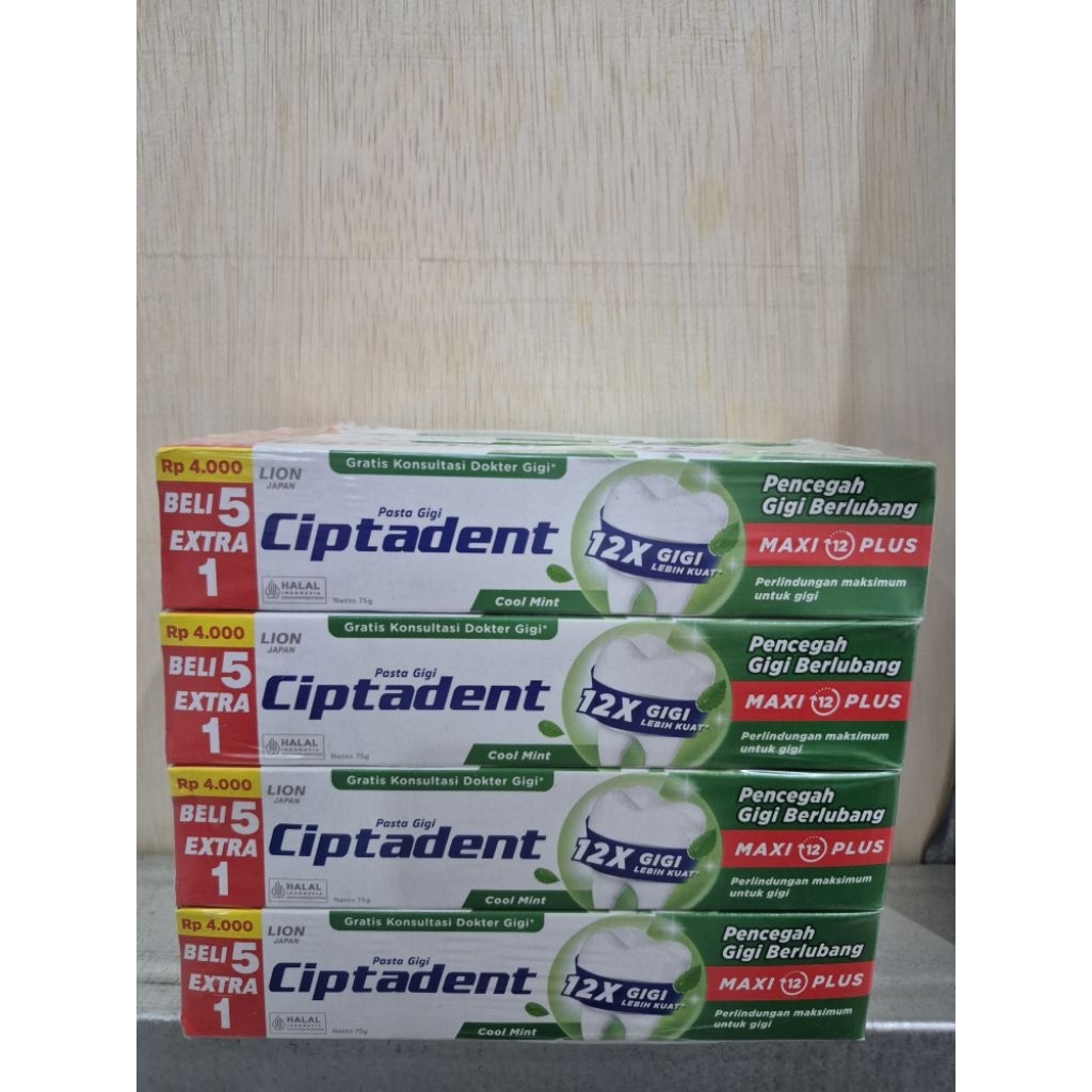pasta gigi Ciptadent 75gram, odol ciptadent 75gr