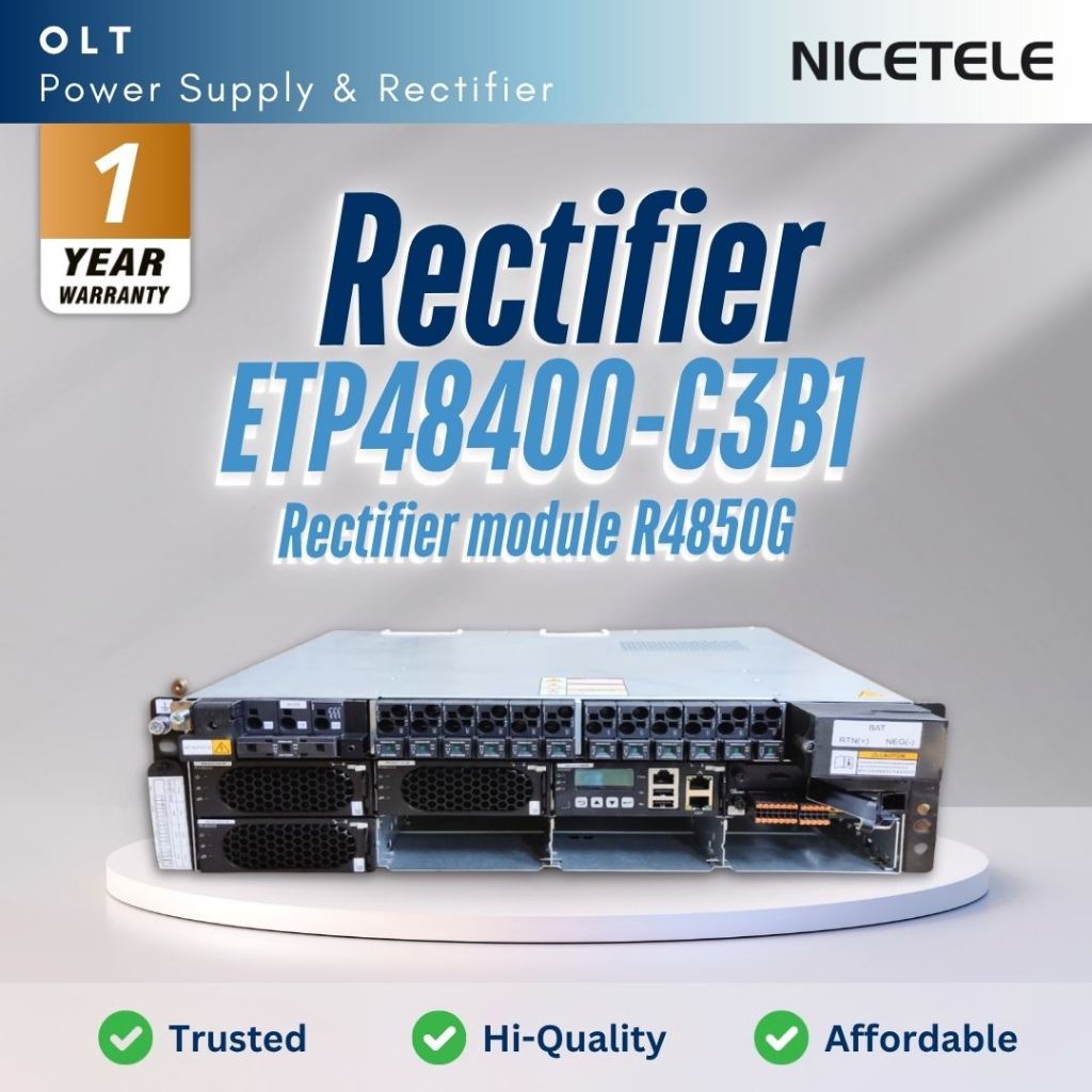 Rectifier ETP48400-C3B1 Garansi 1 Tahun Modul R4850G Trust Hi-Quality Affordable
