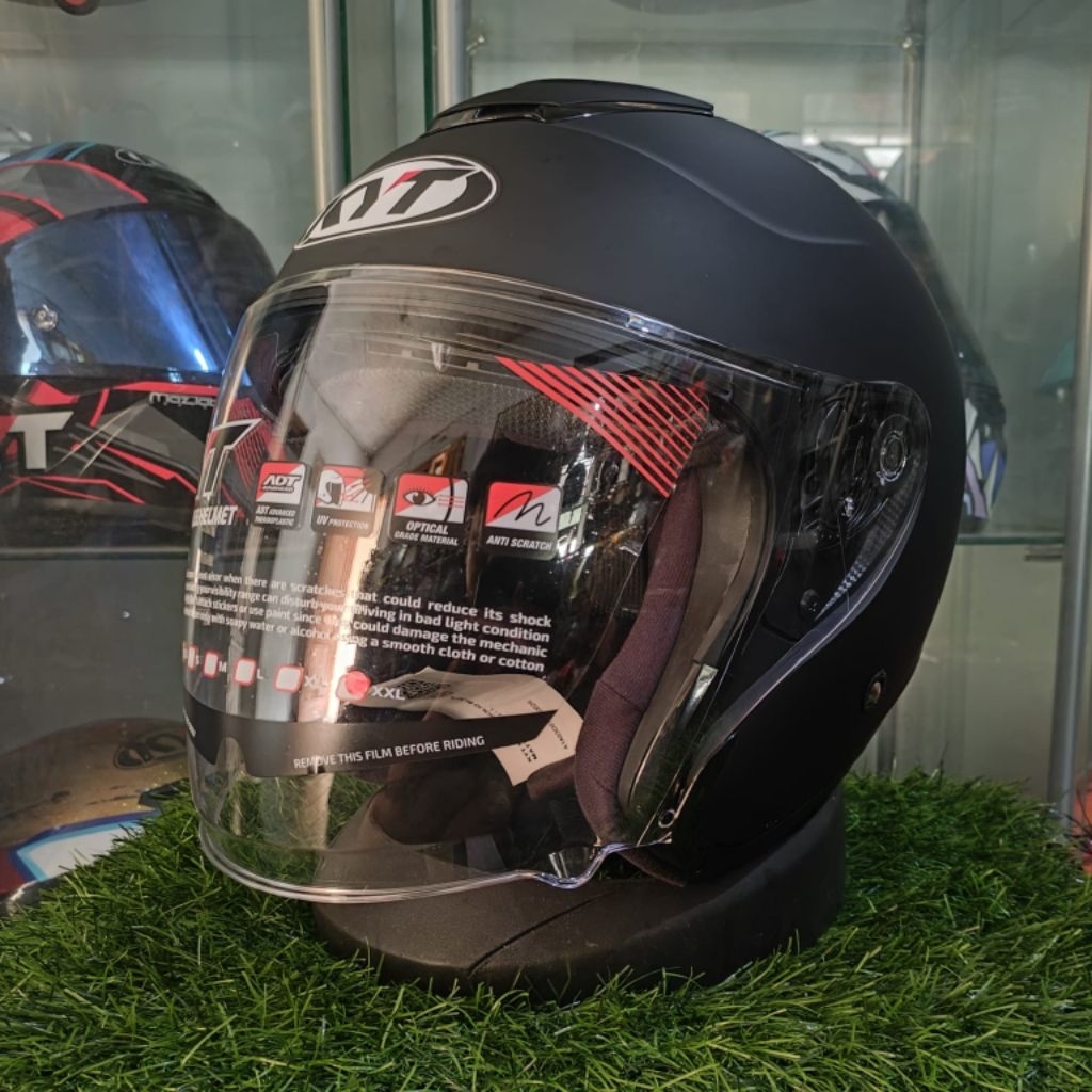 KYT KYOTO R BLACK MATT XXL ORIGINAL KYT