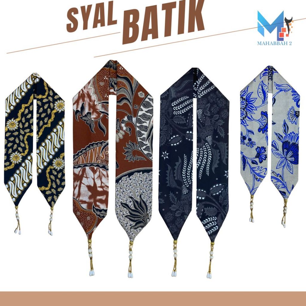 Syal Batik Wanita Fashion Selendang Premium Syal Leher 145 cm