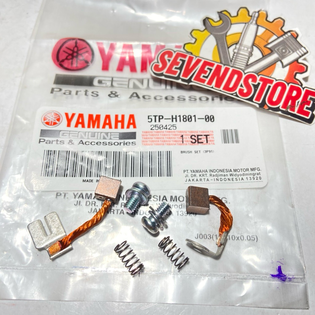 Cool Brostel Arang Dinamo Starter 5TP Carbon Brush Set Jupiter Z Mio J Soul GT Vega R New N Max Orig