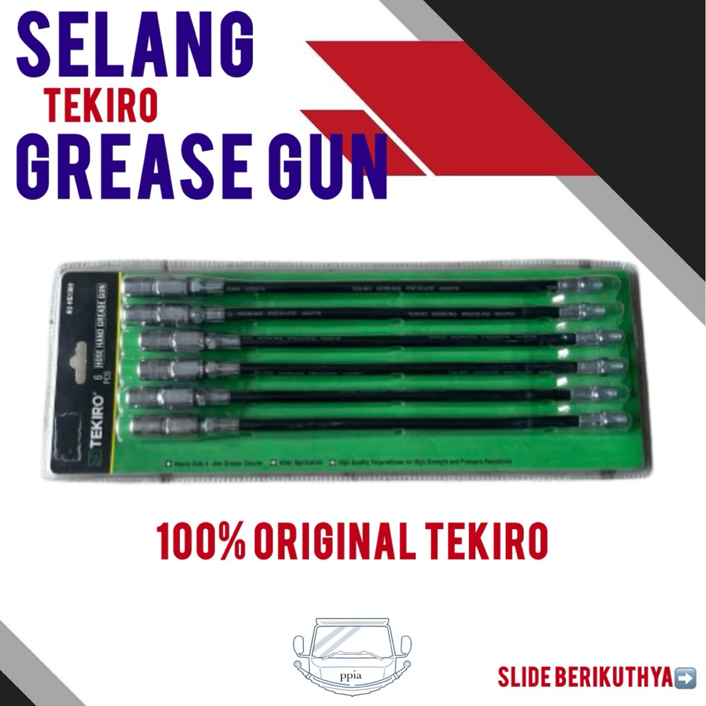 Selang Grease Gun Tekiro Hose Hand Grease Gun Tekiro Pipa Grease gun Tekiro 1 PCS Selang Pompa Gemuk
