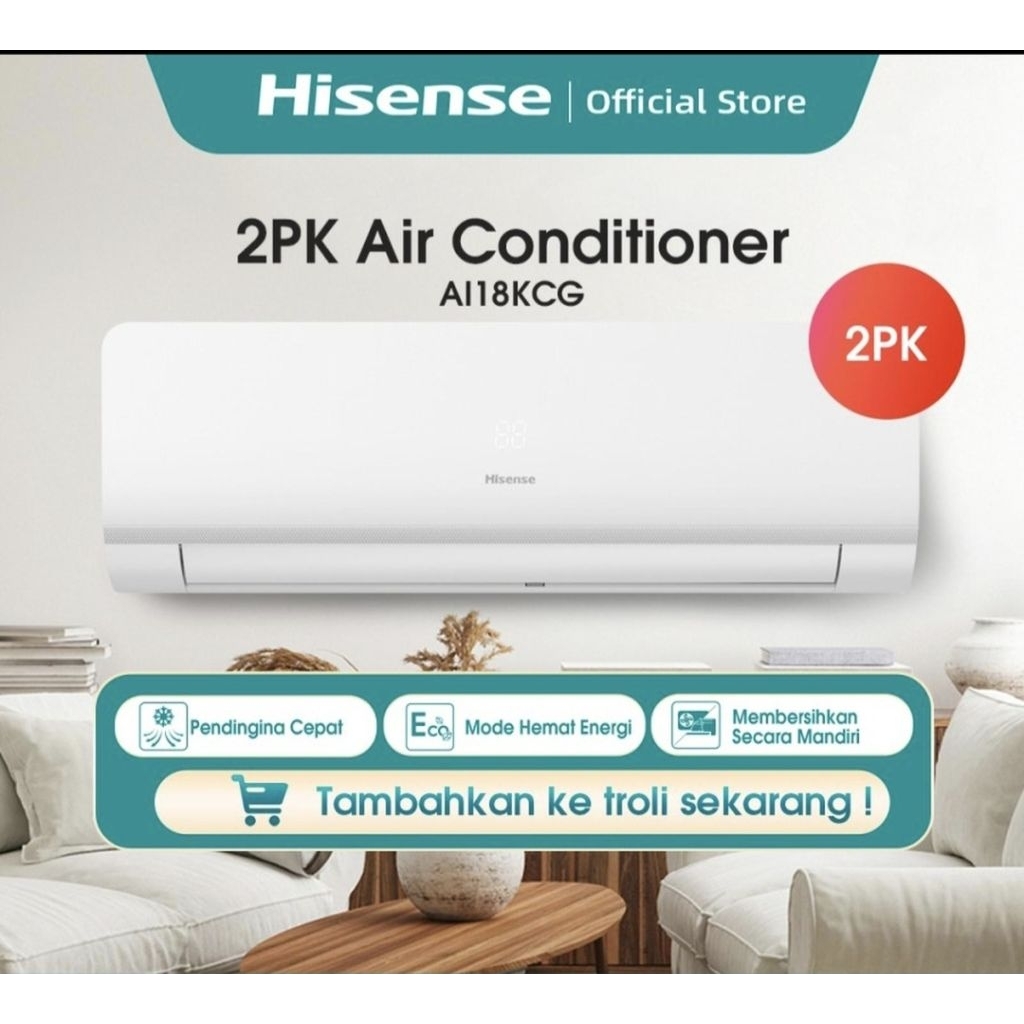 AC HISENSE 2 PK INVERTER AL18 KCG