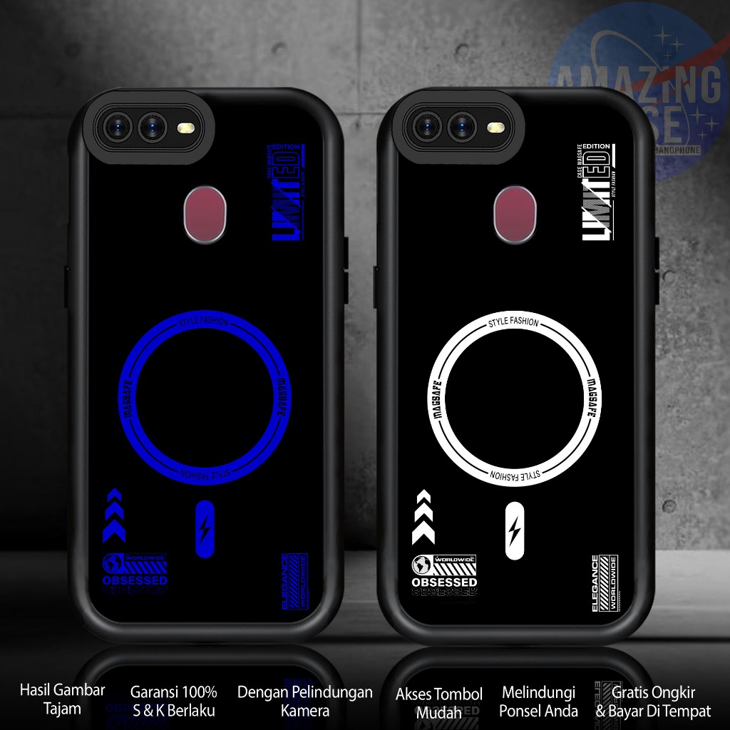 Softcase Glass kaca For OPPO F9 F9 PRO REALME 2 PRO AX7 RING1 Casing Handphone Case Hp Procamera