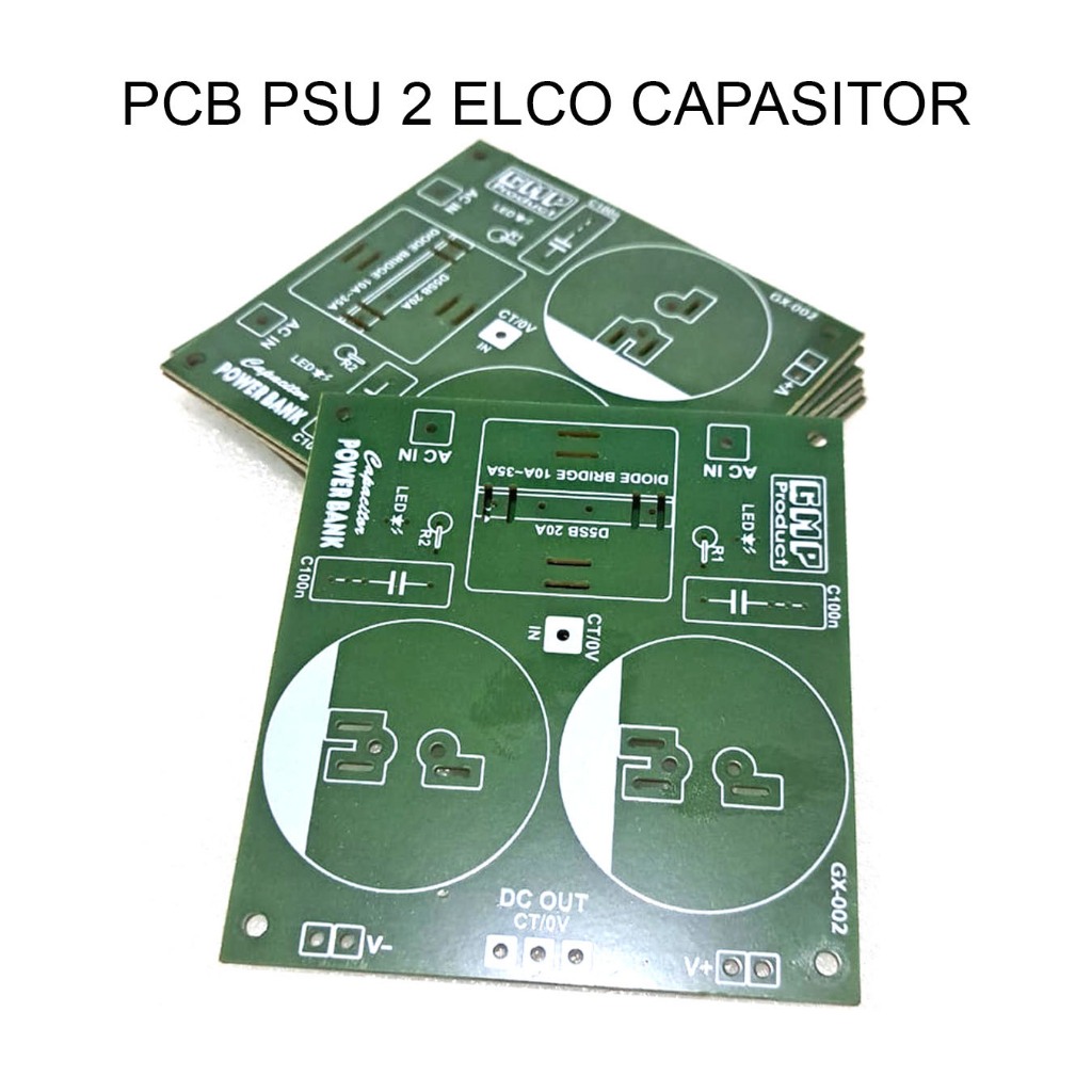 Pcb Psu 2 Elco Elko Capasitor Papan PCB isi 2 ElcoPcb Psu 2 Elco Elko
