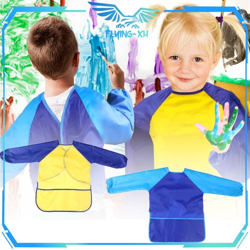 Painting Apron Painting Anak Tahan Air Apron Lukis Anak Celemek Cat Air Anak Celemek Lukis Anak Cele