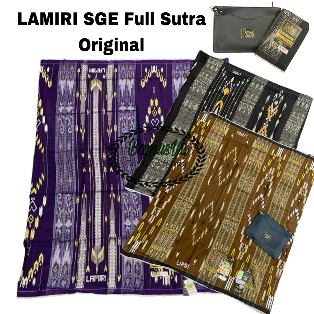 SARUNG LAMIRI SGE FULL SUTRA ORIGINAL