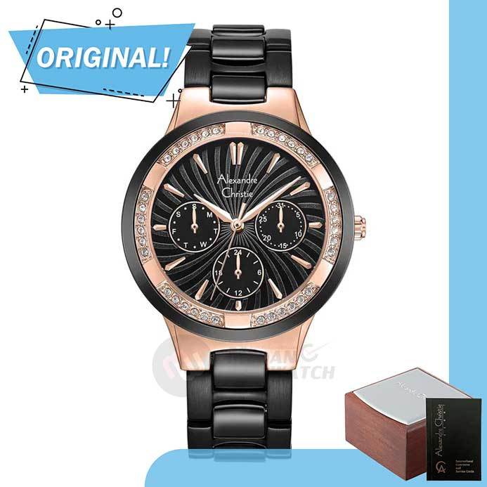 Jam Tangan Wanita Analog Alexandre christie 2299BF AC2299 AC 2299 BF 2299 BFBBRBA Original Garansi R