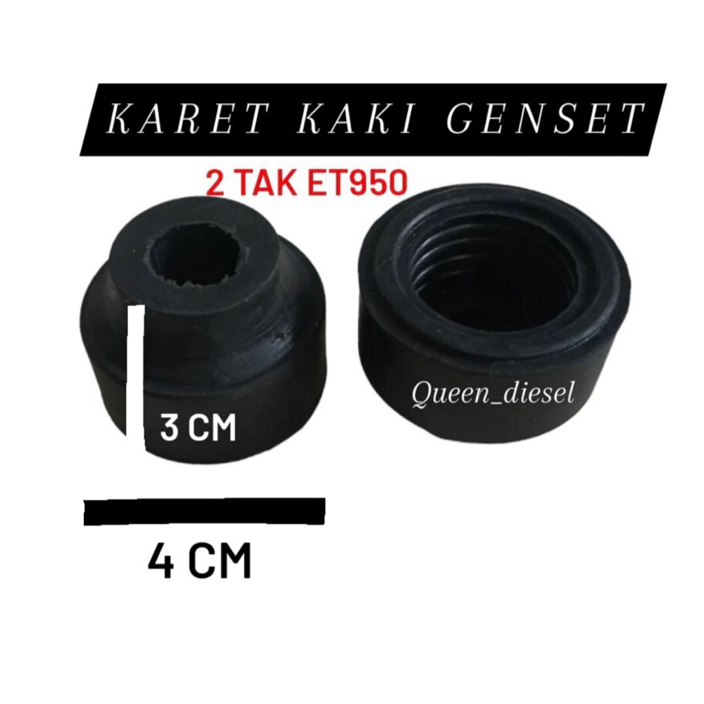 Karet Kaki Kaki Genset / Engine Mounting Genset Yamaha ET900-950