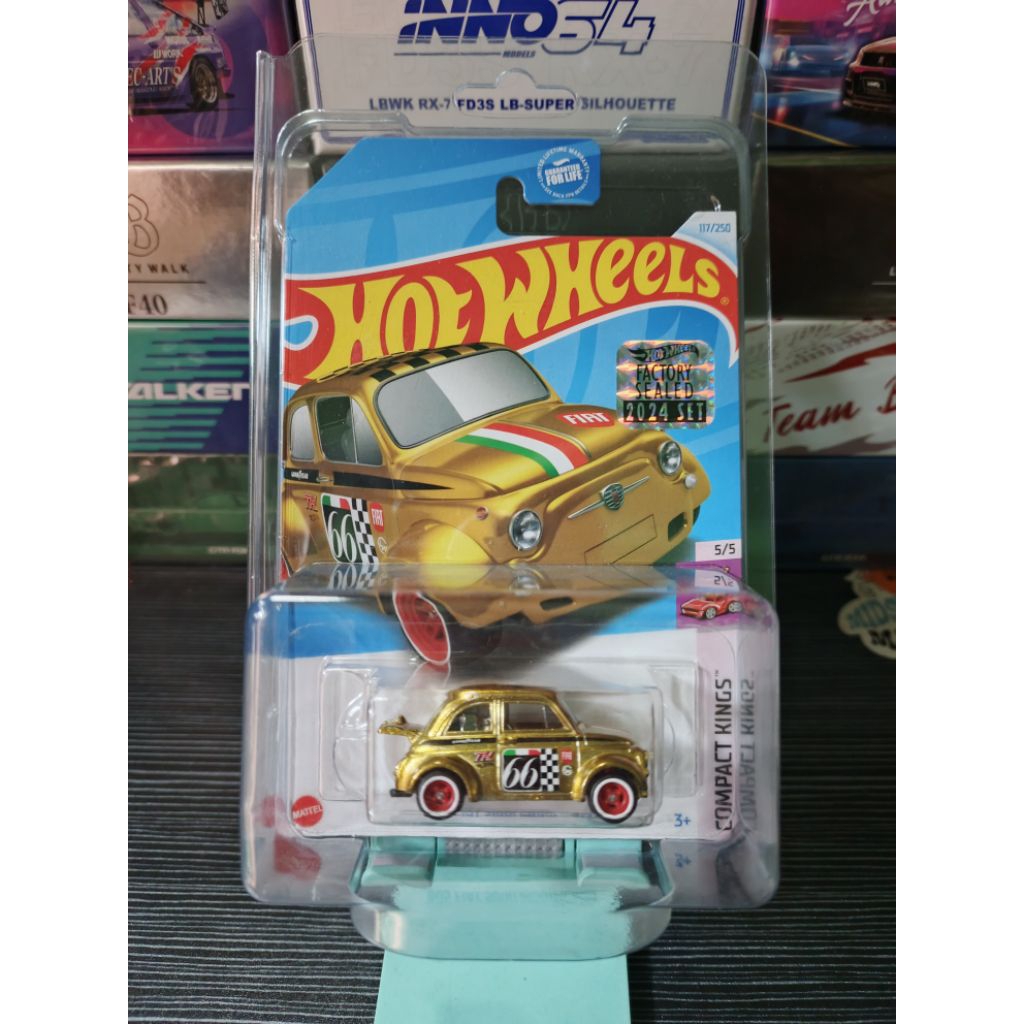 HOT WHEELS SUPER TREASURE HUNT (STH) '60S FIAT 500D MODIFICADO - FACTORY SEALED 2024