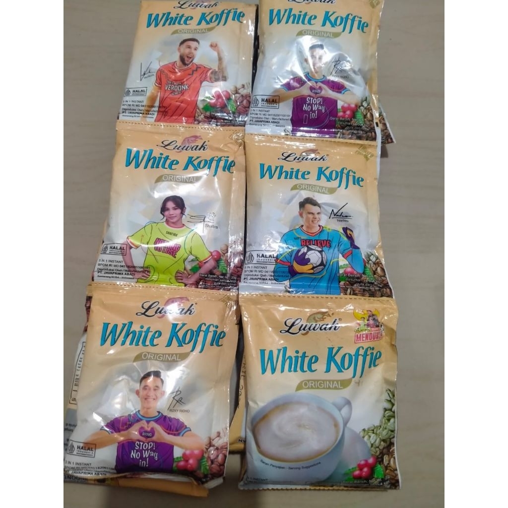 Luwak white coffee 1renceng