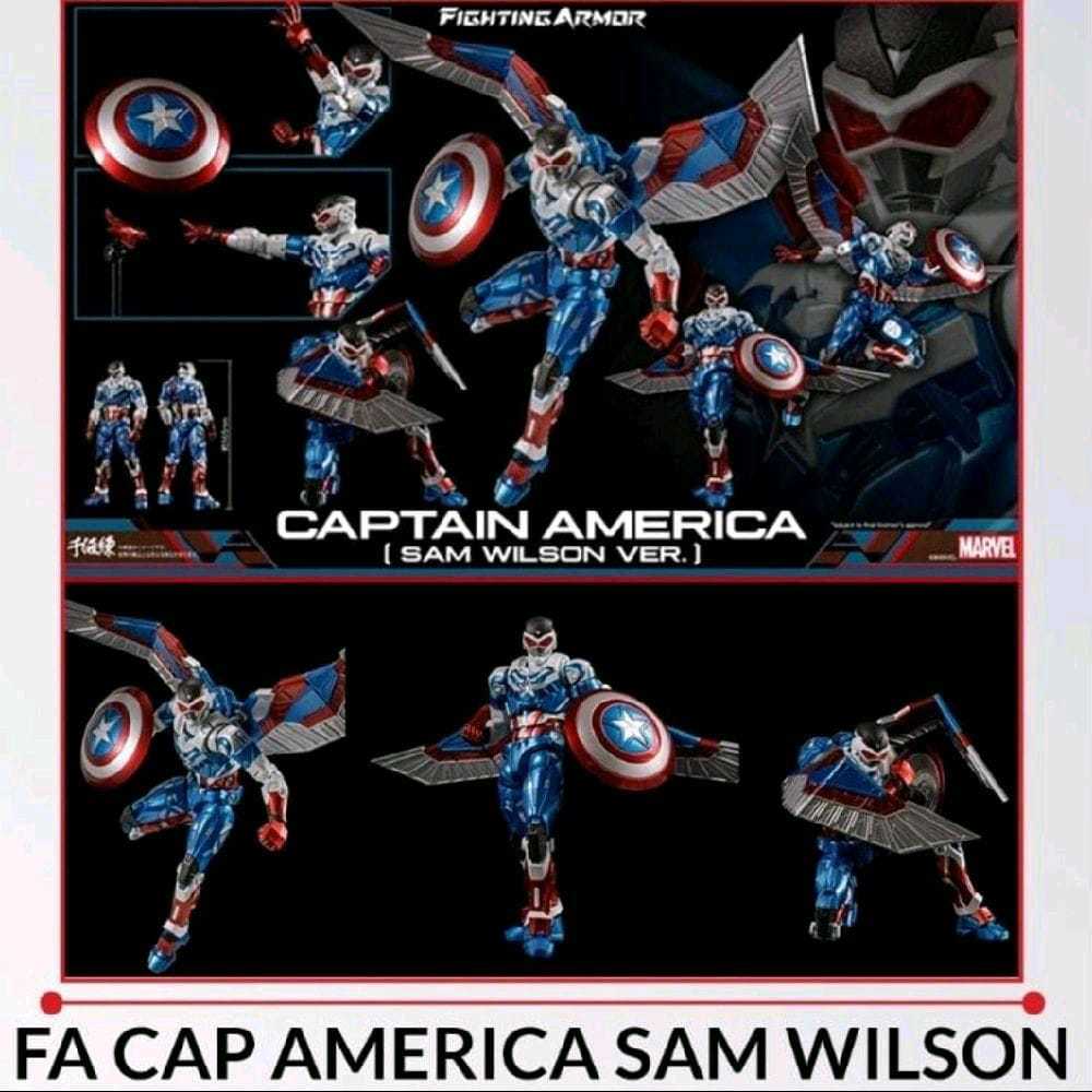 Action Figure Sentinel Fighting Armor Captain America Sam Wilson