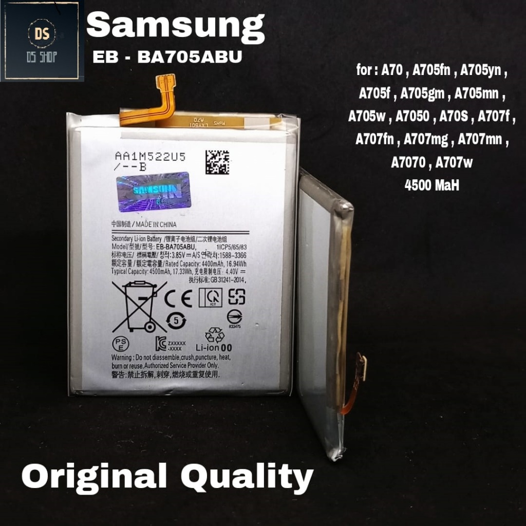BATERAI SAM GLXY EB-BA705ABU FOR A70, A705FN,  A705MN, A705W, A707W, 4500 mAh