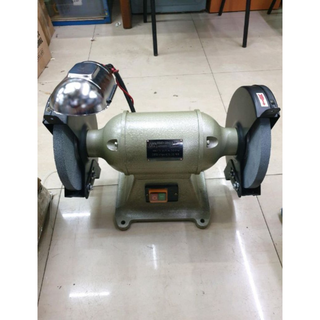 Bench Grinder 250MM OPT / Mesin Gerinda duduk Lampu