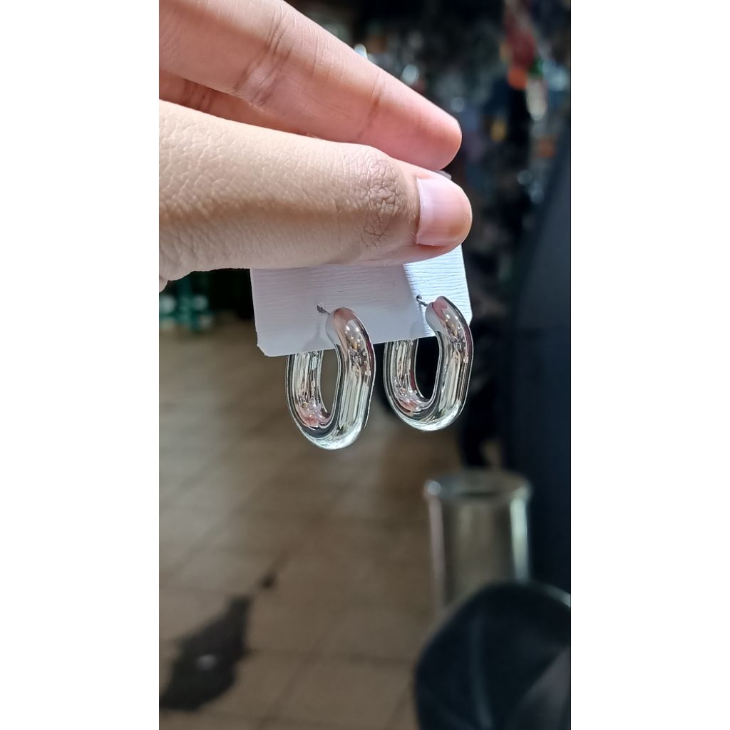 anting model HOOP tebal