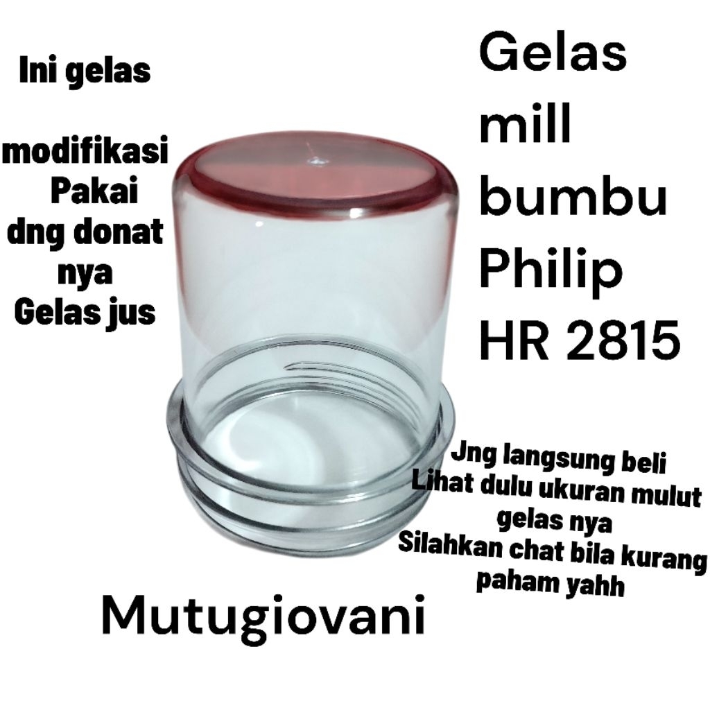 Gelas saja mill bumbu HR2815